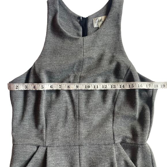 Milly Of New York Women's Gray Racerback Dress Size Large - Picture 8 of 9